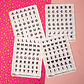 Stickers Mostacillas Cuadradas | Letras y símbolos para journaling y scrapbooking - Miniatura 1