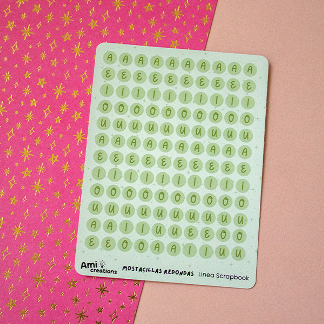 Stickers Mostacillas pequeñas redondas | Verde 2