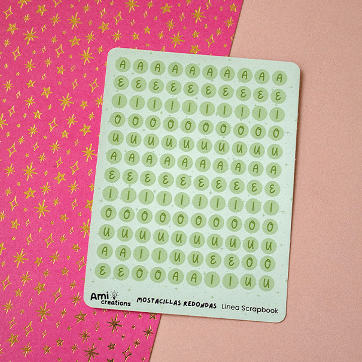 Stickers Mostacillas pequeñas redondas | Verde 2