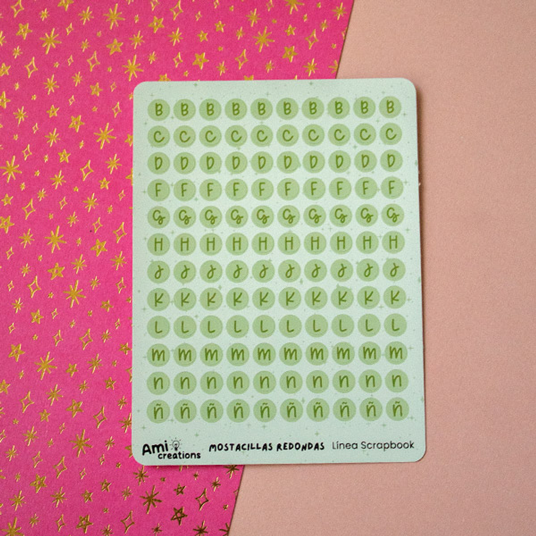 Stickers Mostacillas pequeñas redondas | Verde 3