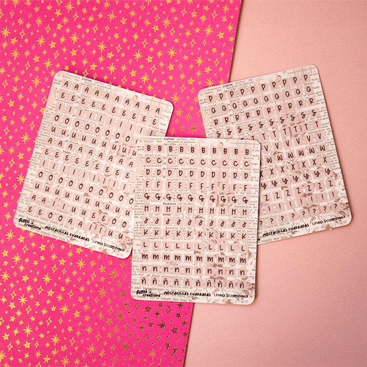 Stickers Mostacillas pequeñas cuadradas | Beige 1