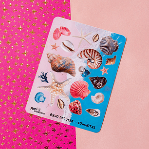 Stickers Bajo del mar - Edición conchitas