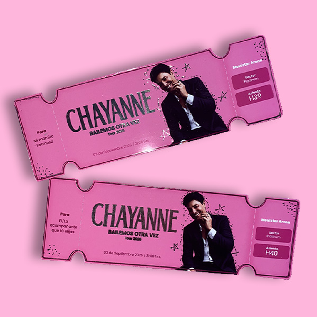 Entradas o Boletas Conmemorativas | Regalo personalizado 3