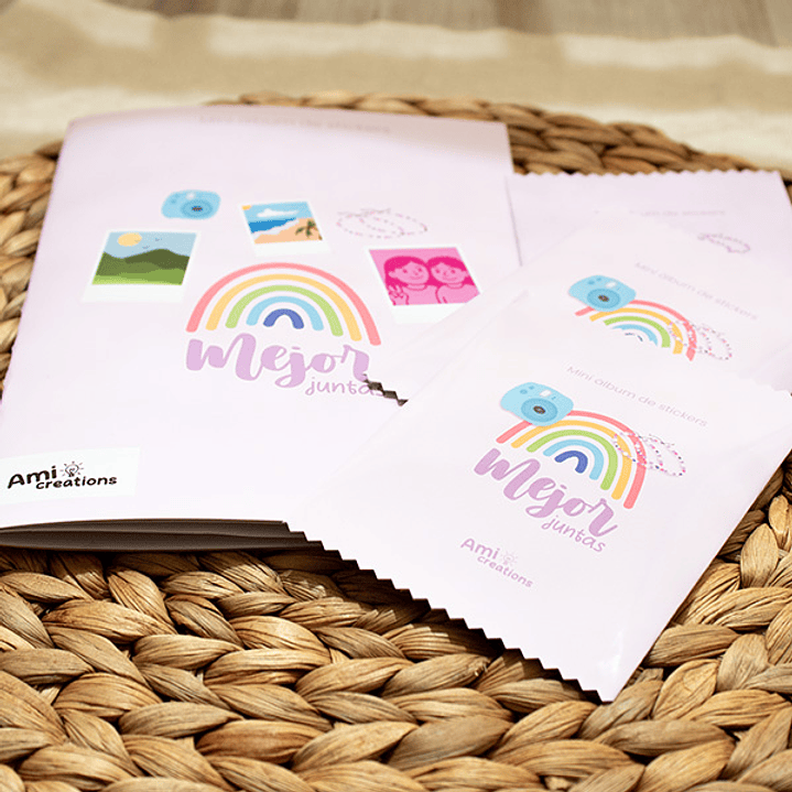 Mini álbum Amigas | 47 Láminas con fotografías y elementos personalizados 2