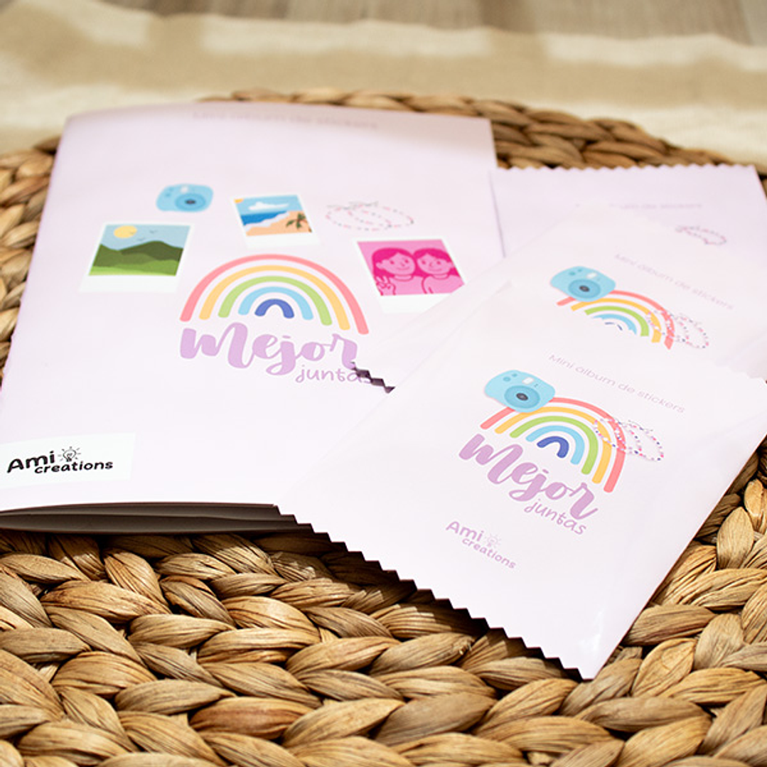 Mini álbum Amigas | 34 Láminas con fotografías y elementos personalizados 2