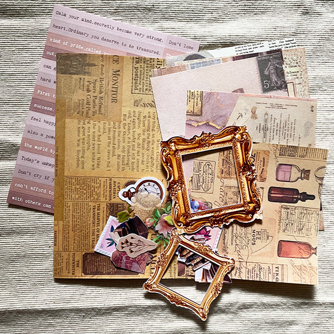 Set Journal Vintage | 25 piezas 2