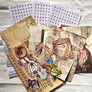 Set Journal Vintage | 30 piezas