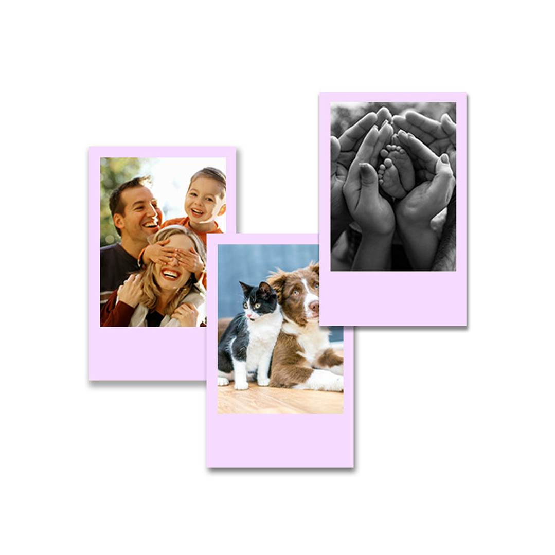 Set 3 Instant Mini colores | Imanes personalizados 4