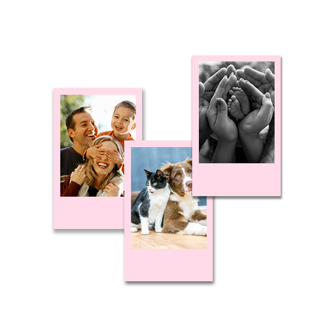 Set 3 Instant Mini colores | Imanes personalizados 3