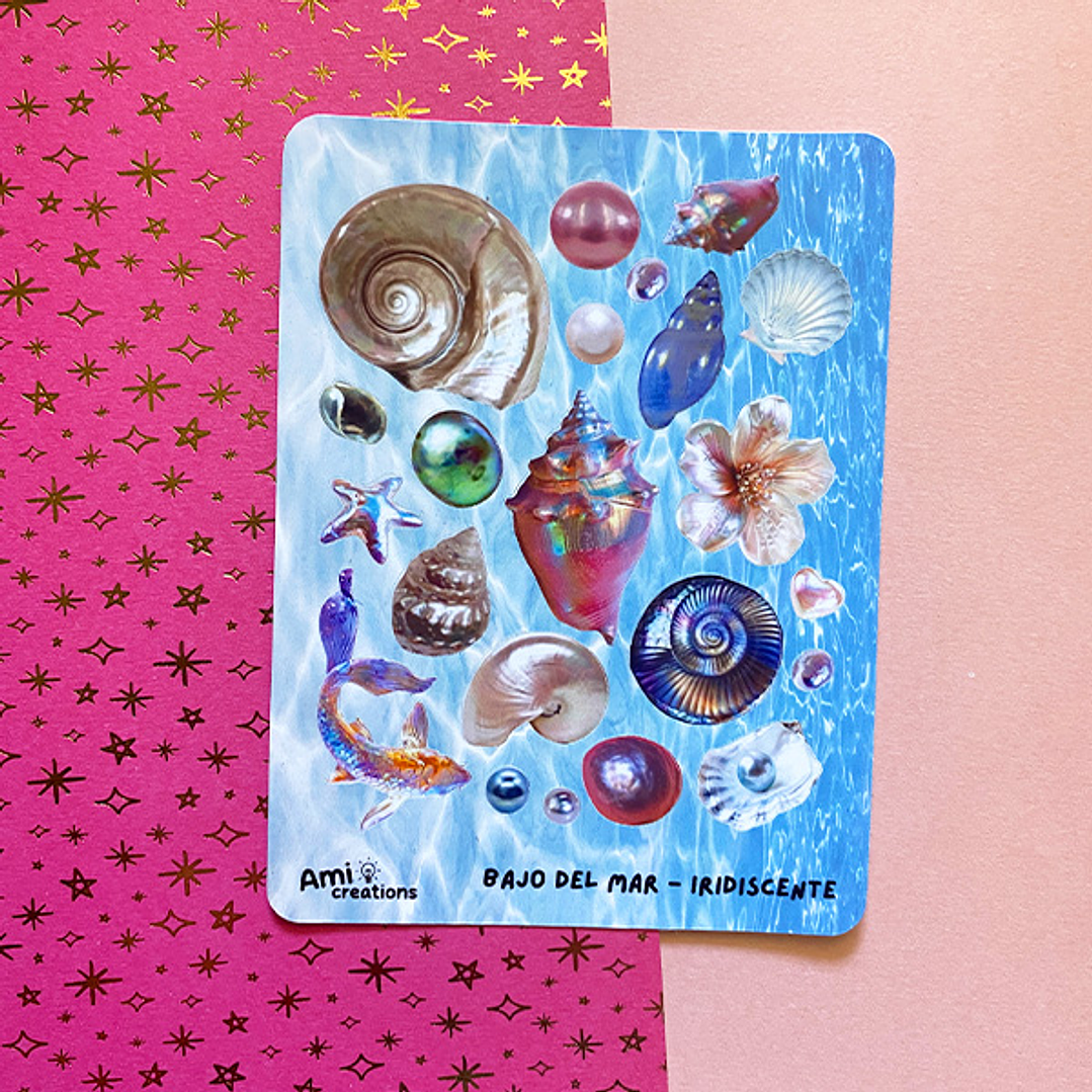 Stickers Bajo del mar - Edición iridiscente 1