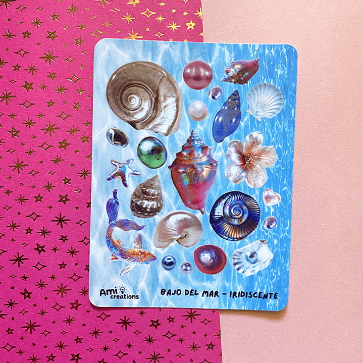 Stickers Bajo del mar - Edición iridiscente 1