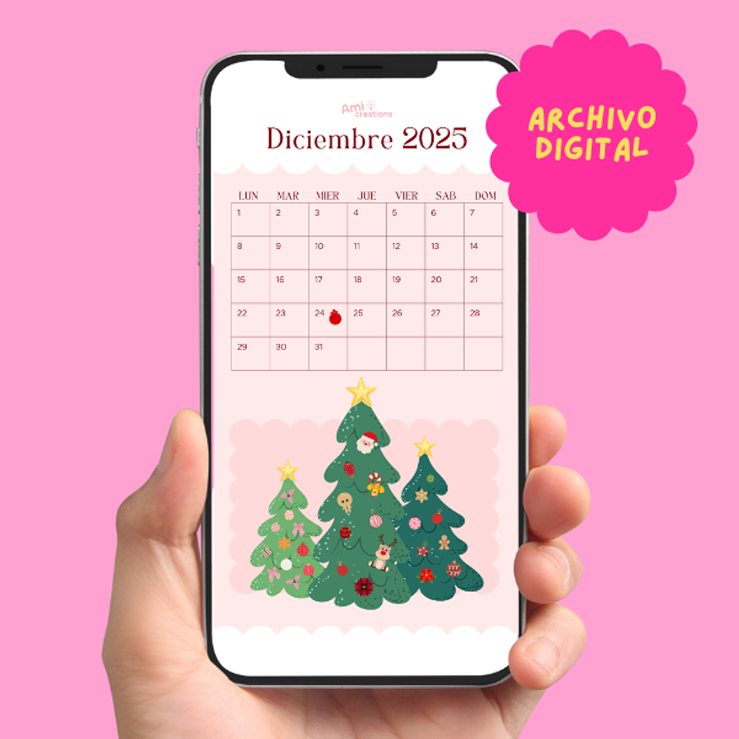 Fondo de pantalla | Calendario Diciembre 2025 1