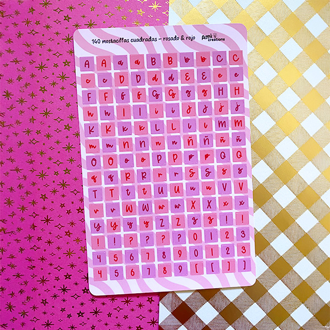 Stickers Mostacillas Cuadradas | 2 Modelos 2