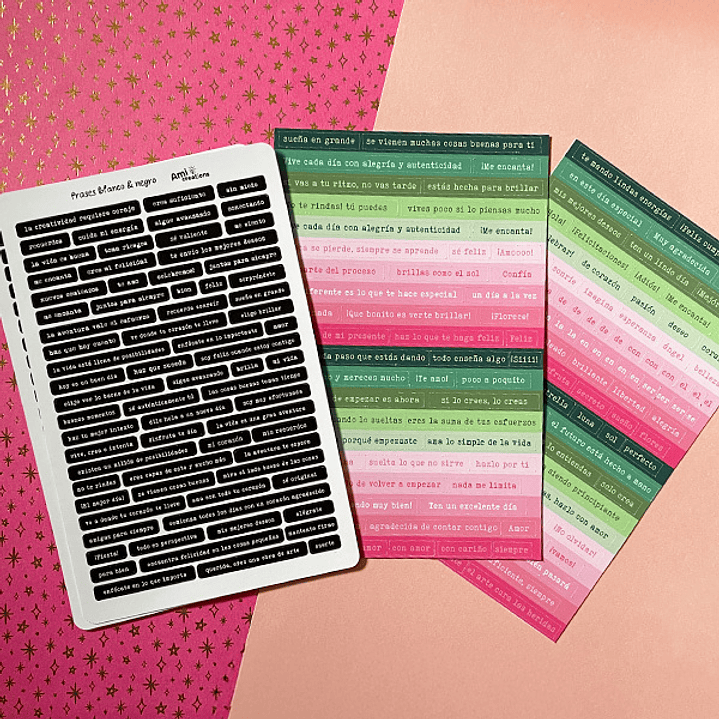 Stickers Frases en español | Journaling 7