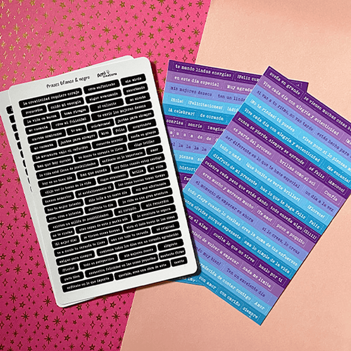 Stickers Frases en español | Journaling 6