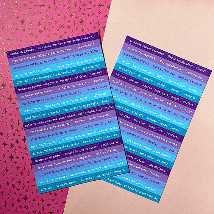 Stickers Frases en español | Journaling 4