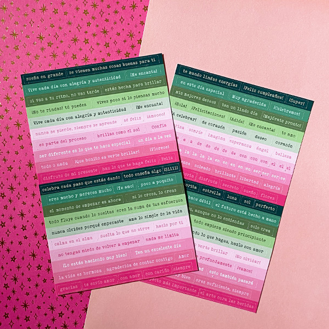 Stickers Frases en español | Journaling 3