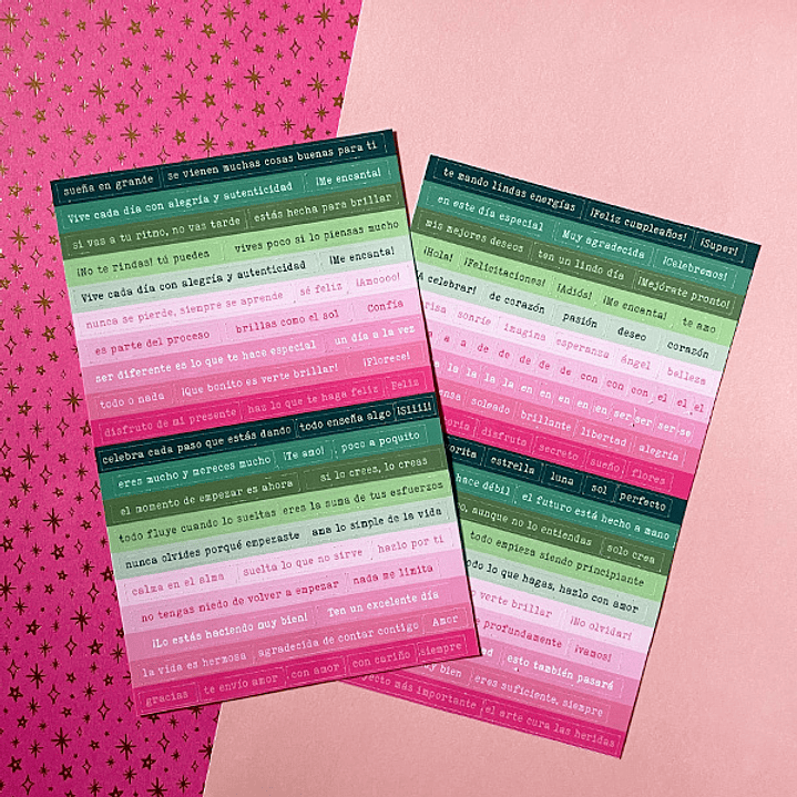 Stickers Frases en español | Journaling 3