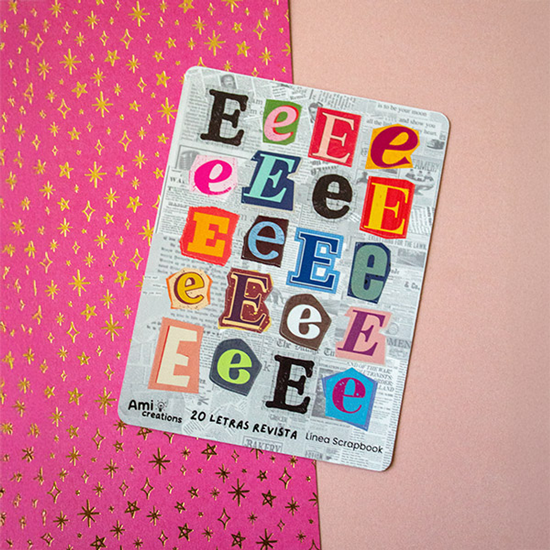 Stickers Letras Tipo Revista | Letras troqueladas 4