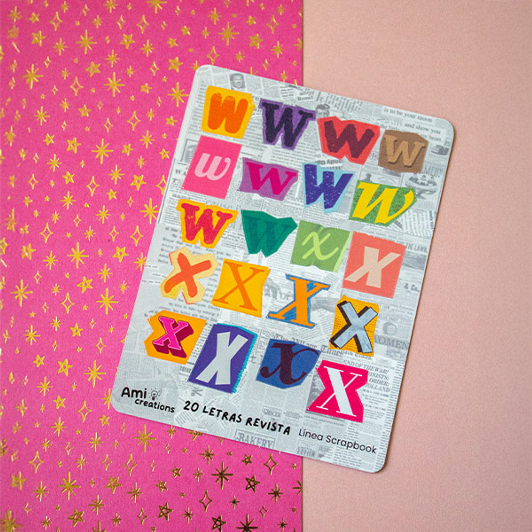 Stickers Letras Tipo Revista | Letras troqueladas 15