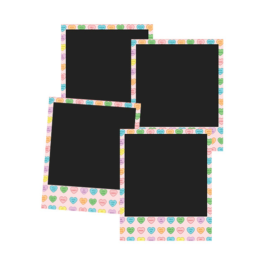 Set 4 Polas Squares | Imanes | Diseños de Amor 5