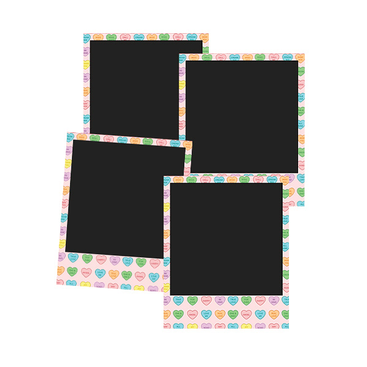 Set 4 Polas Squares | Imanes | Diseños de Amor 5