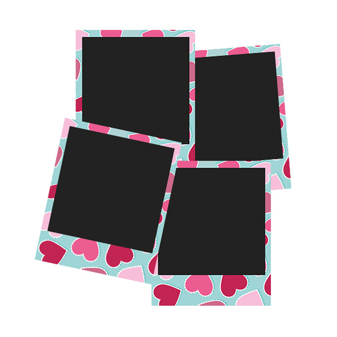 Set 4 Polas Squares | Imanes | Diseños de Amor 6