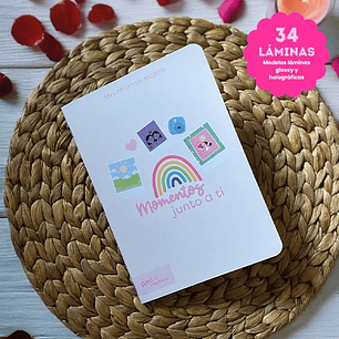Mini álbum pareja | 34 Láminas con fotografías y elementos personalizados