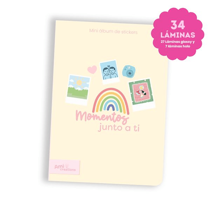 Mini álbum pareja | 34 Láminas con fotografías y elementos personalizados 11