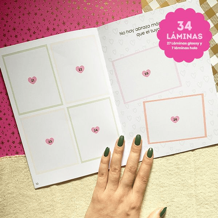 Mini álbum Mamá | 34 Láminas con fotografías personalizadas 3