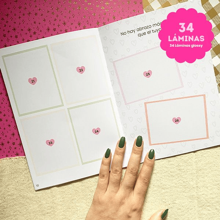 Mini álbum Mamá | 34 Láminas con fotografías personalizadas 2