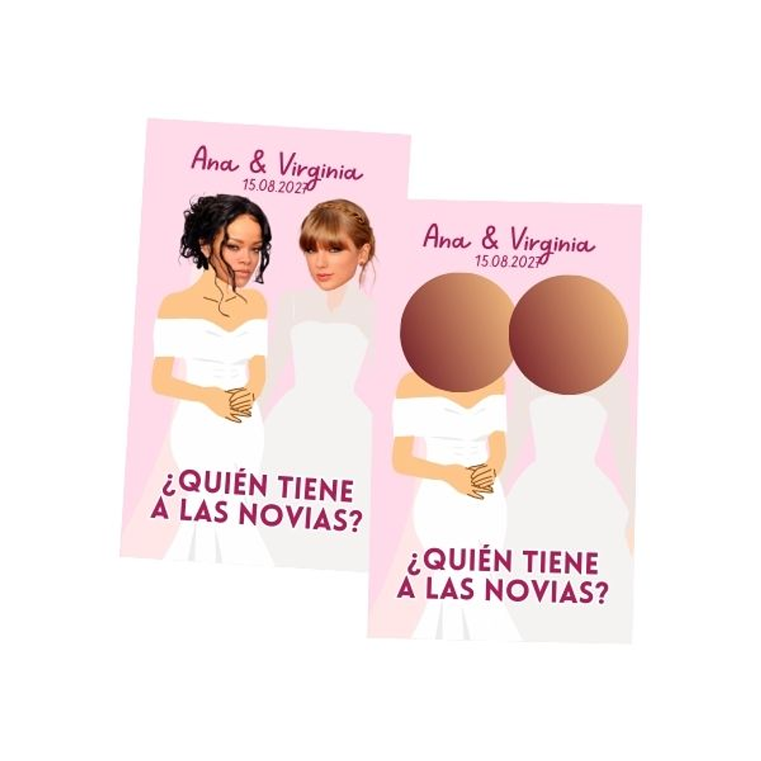 Tarjetas con raspes “¿Quién tiene a l@s novi@s?