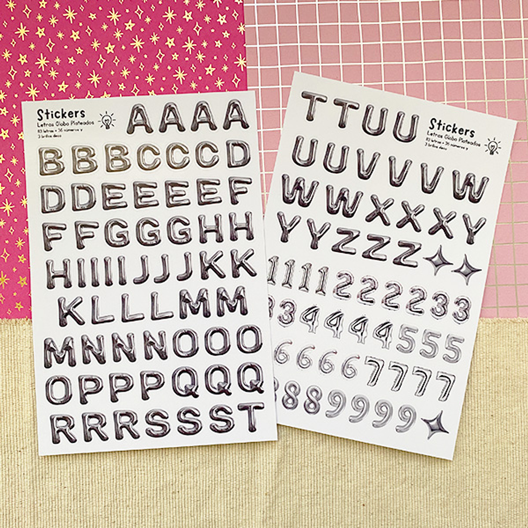 Stickers Letras 