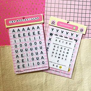 Stickers Mostacillas Redondas