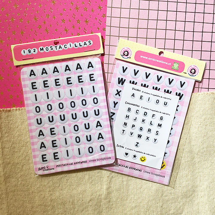 Stickers Mostacillas Redondas 1