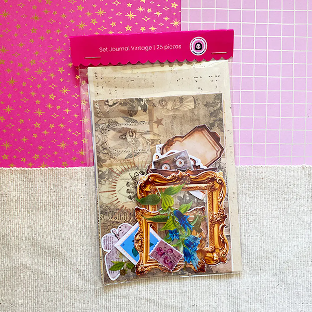 Set Journal Vintage | 25 piezas 2