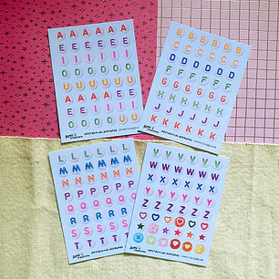 Stickers Letras 