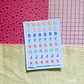 Stickers Letras 