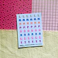 Stickers Letras 