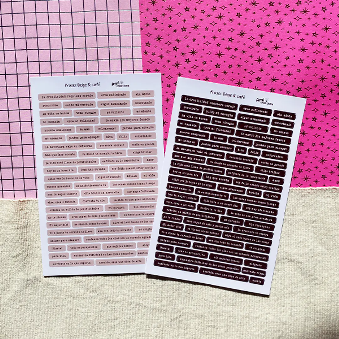 Stickers Frases en español | 