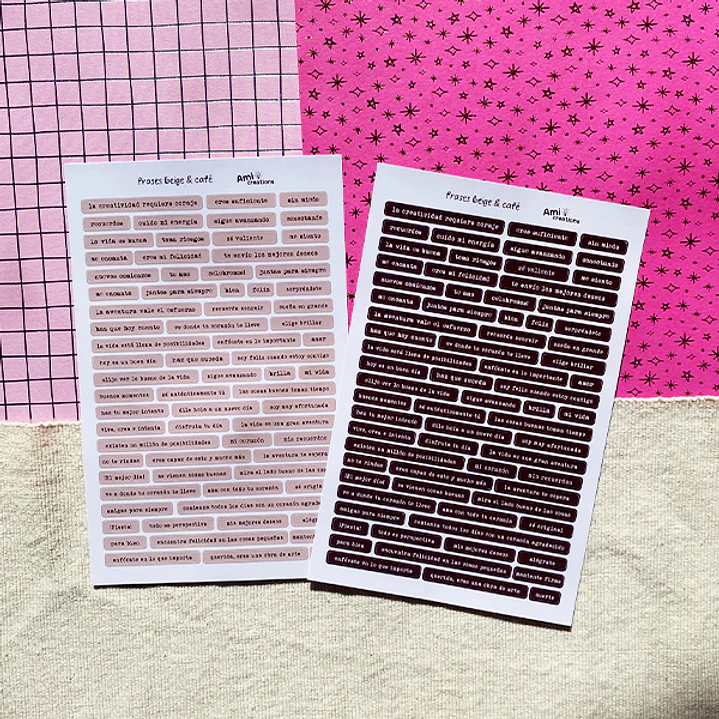 Stickers Frases en español | 