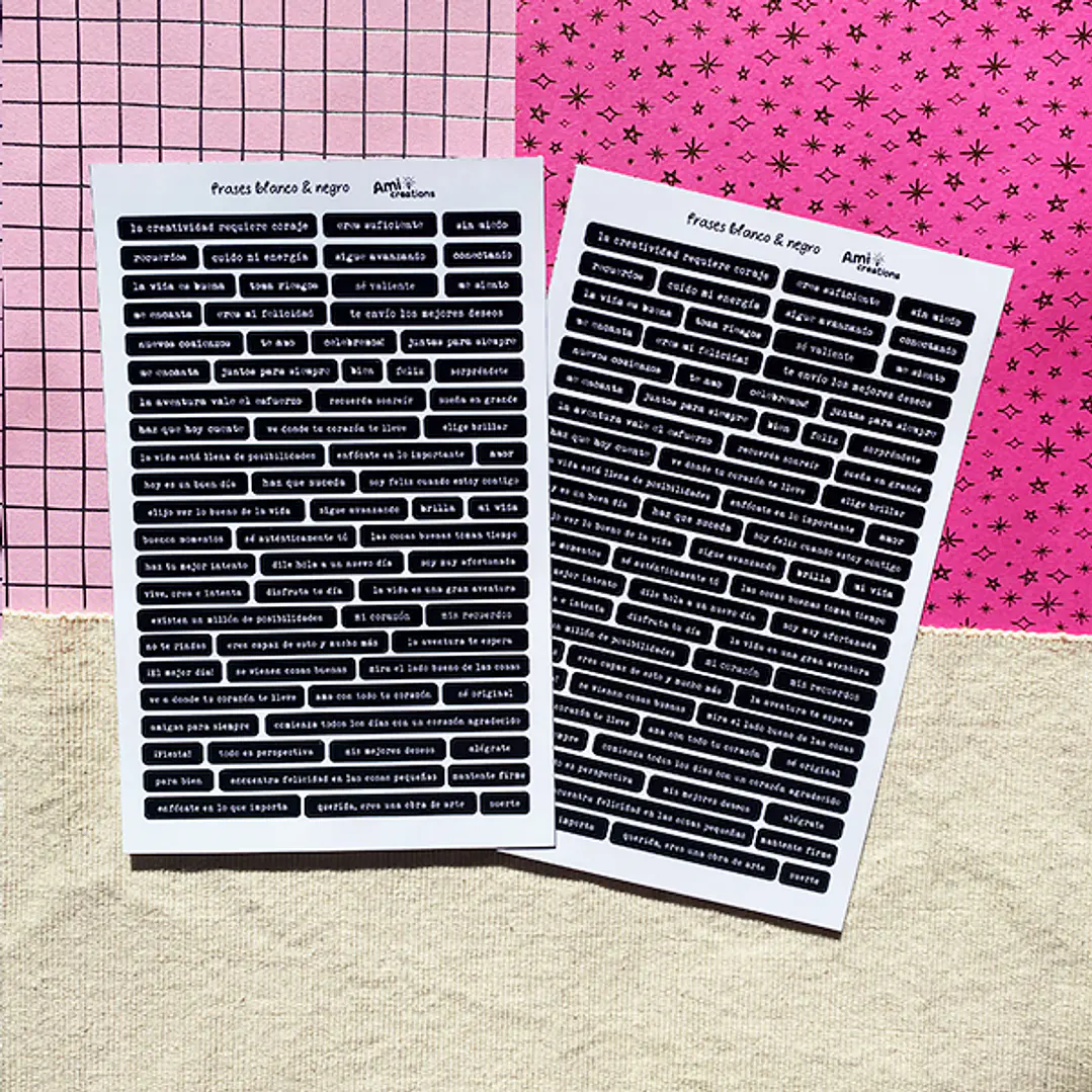 Stickers Frases en español | 