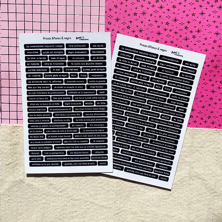 Stickers Frases en español | 