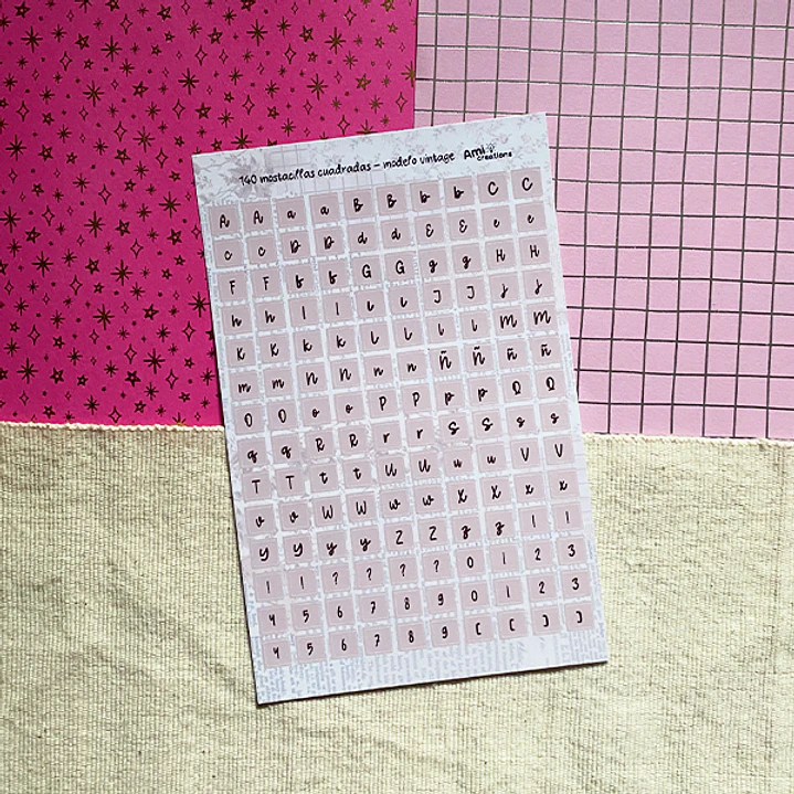 Stickers Letras 