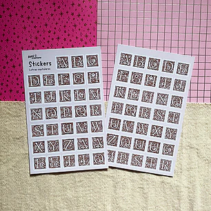 Stickers Letras 