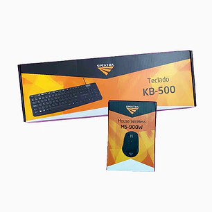 Mouse + Teclado Spektra | Sin uso