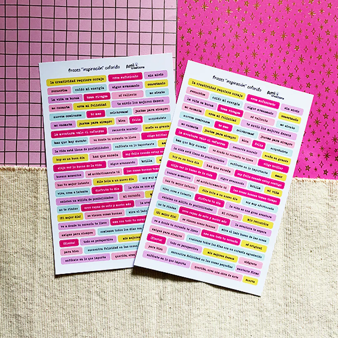 Stickers Frases en español | 