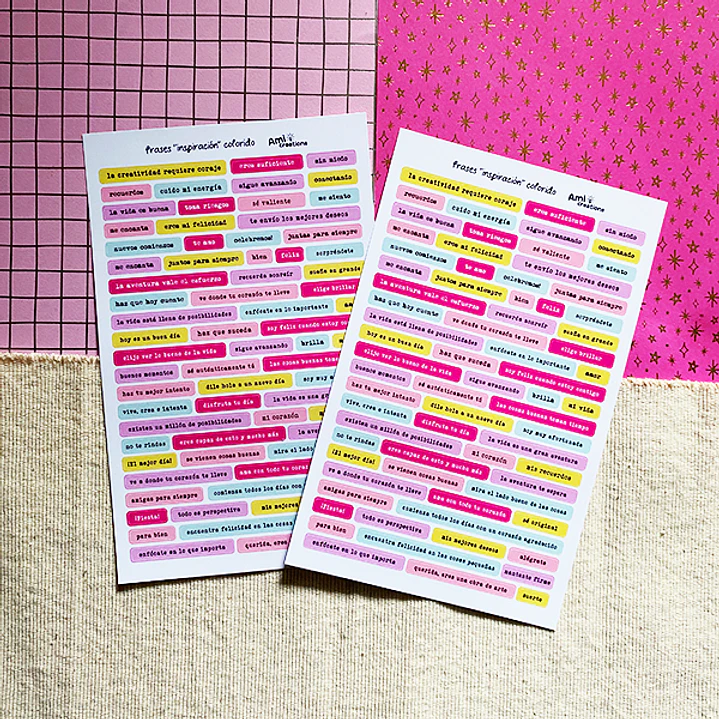 Stickers Frases en español | 