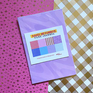 Papel decorativo para Journal | Mix Colores Fríos 