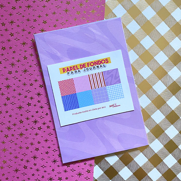 Papel decorativo para Journal | Mix Colores Fríos  1